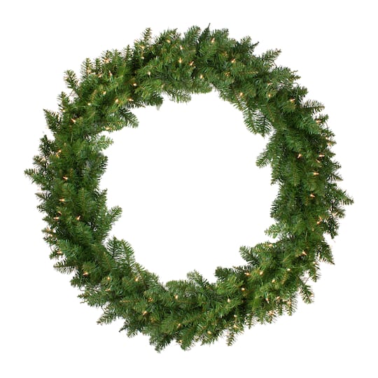 4Ft Pre-Lit Eastern Pine Artificial Christmas Wreath By Northlight in Green | 4 ft | Michaels®